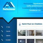 Perfectmont - strona internetowa firmy remontowo-budowlanej
